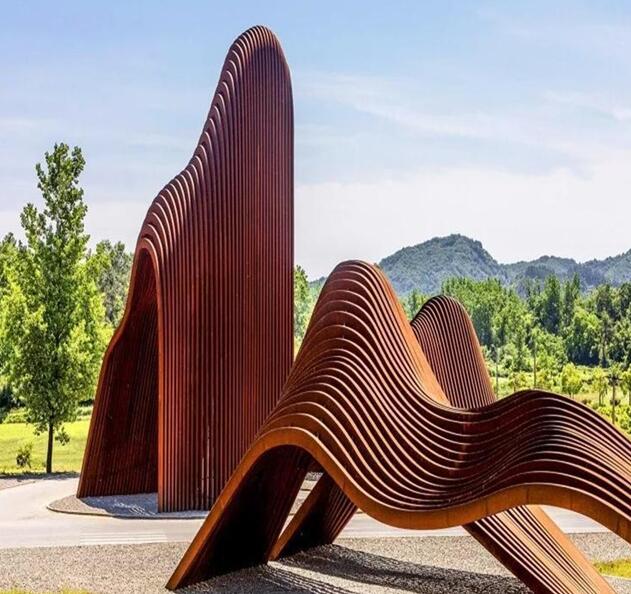 章丘锈钢板造型